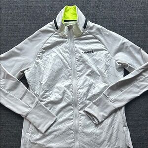 Craft Women's White and Gray Jacket